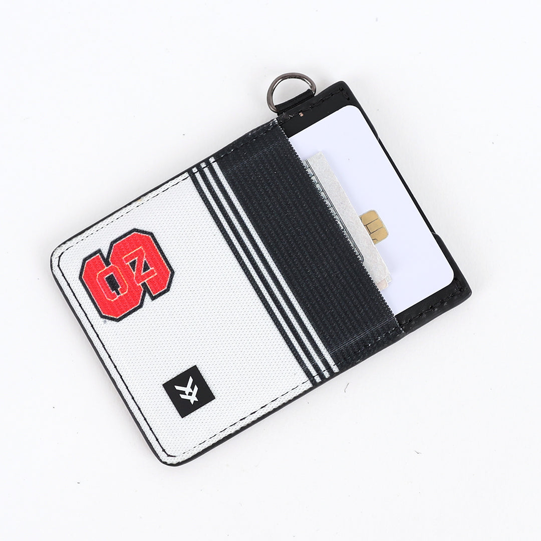 Vertical Leather Wallet - NC White Stripe - Thread®