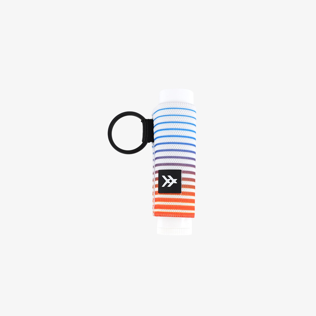 Boise Stripes - Chapstick Holder Keychain