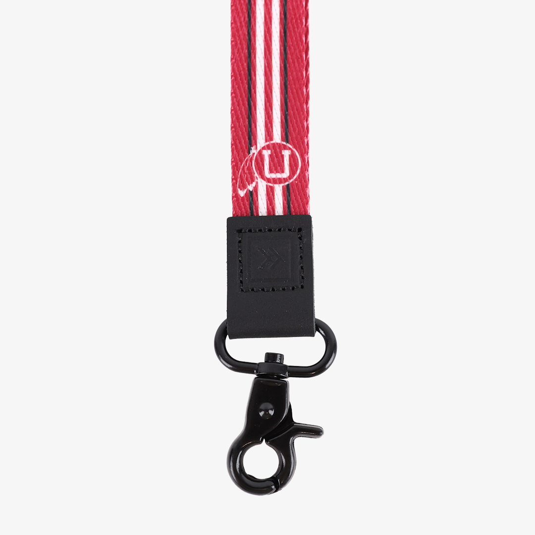 UofU Feather Red - Wristlet Keychain