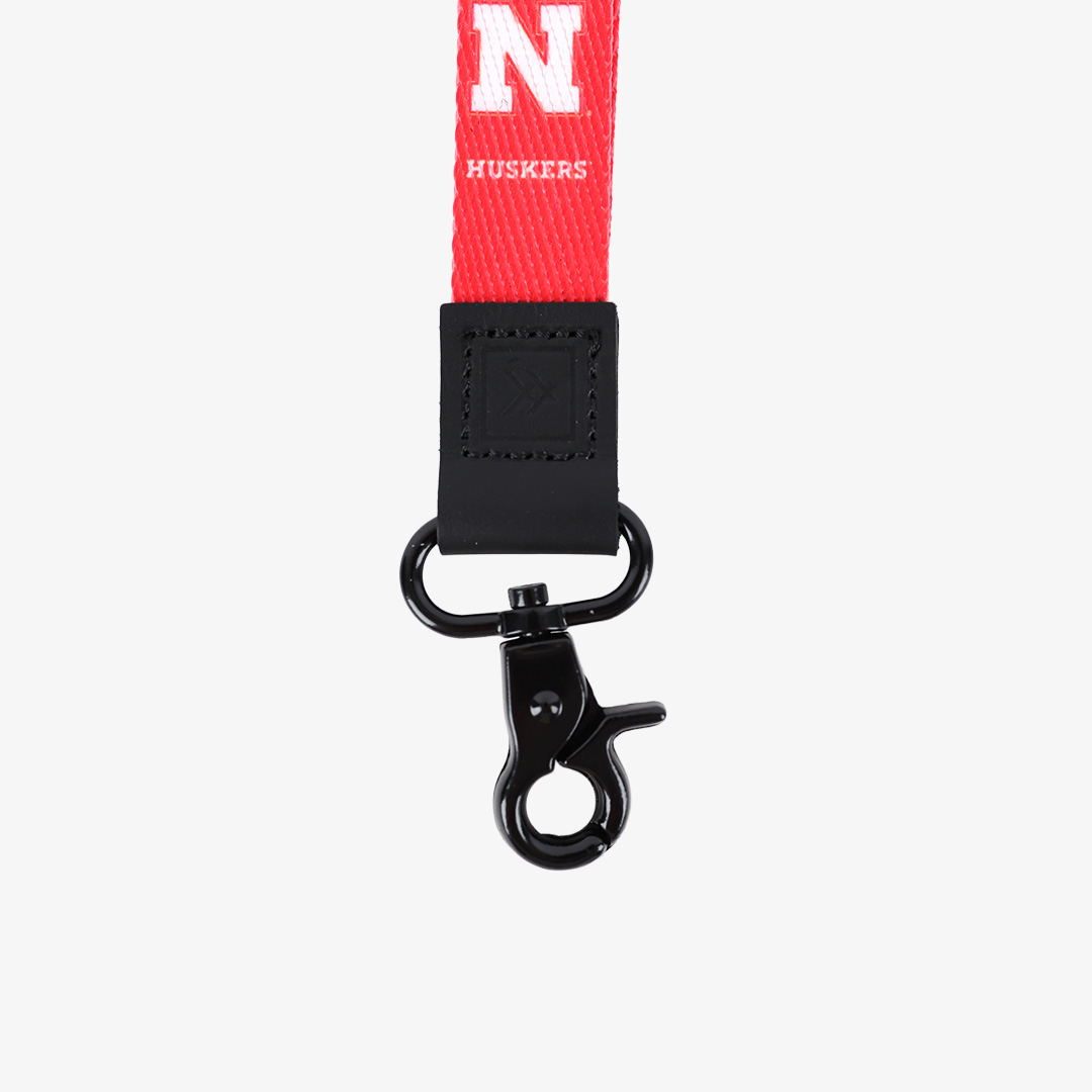 Nebraska N - Wristlet Keychain