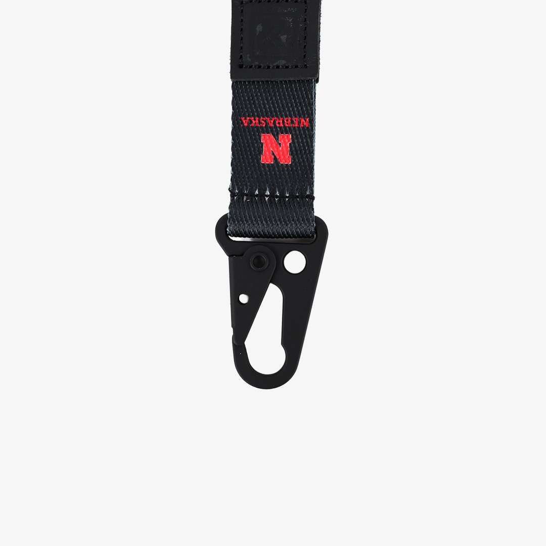 Nebraska Black - Keychain Clip