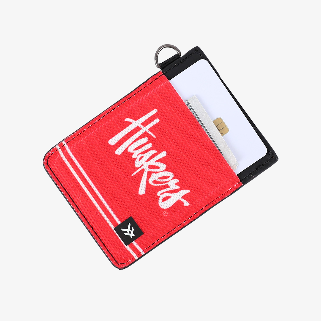 Nebraska Huskers - Vertical Leather Wallet