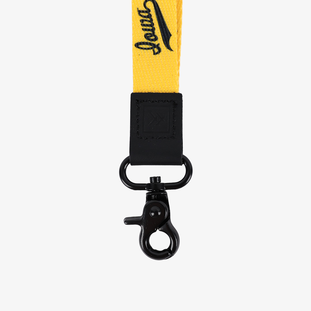 University of Iowa Yellow - Wristlet Keychain