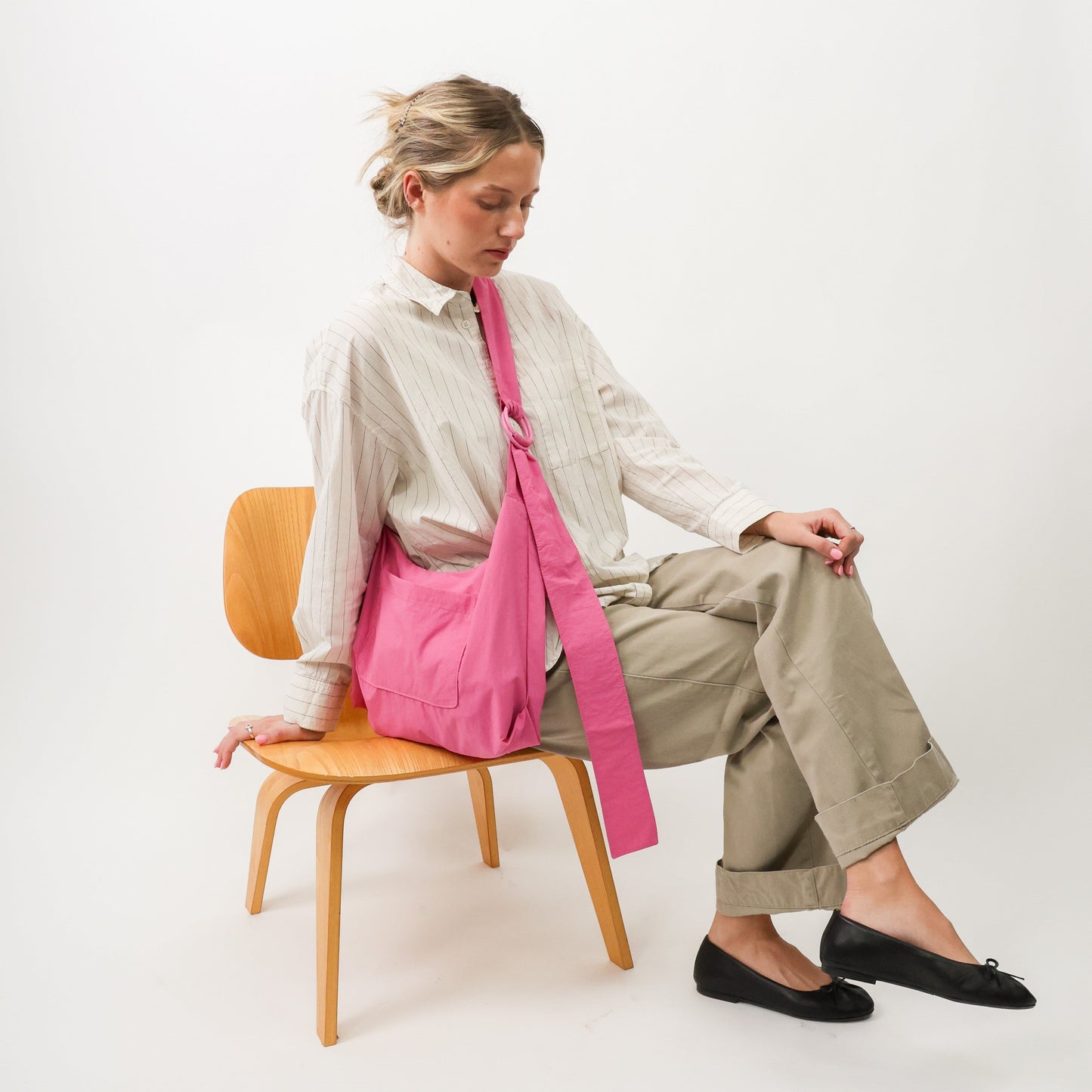 Small Slouchy Shoulder Bag - Bubblegum - Thread®