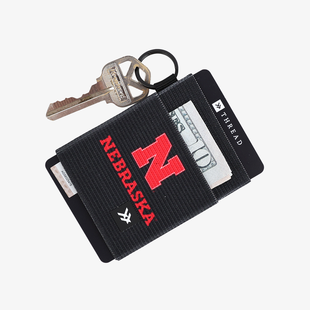 Nebraska Black - Elastic Wallet