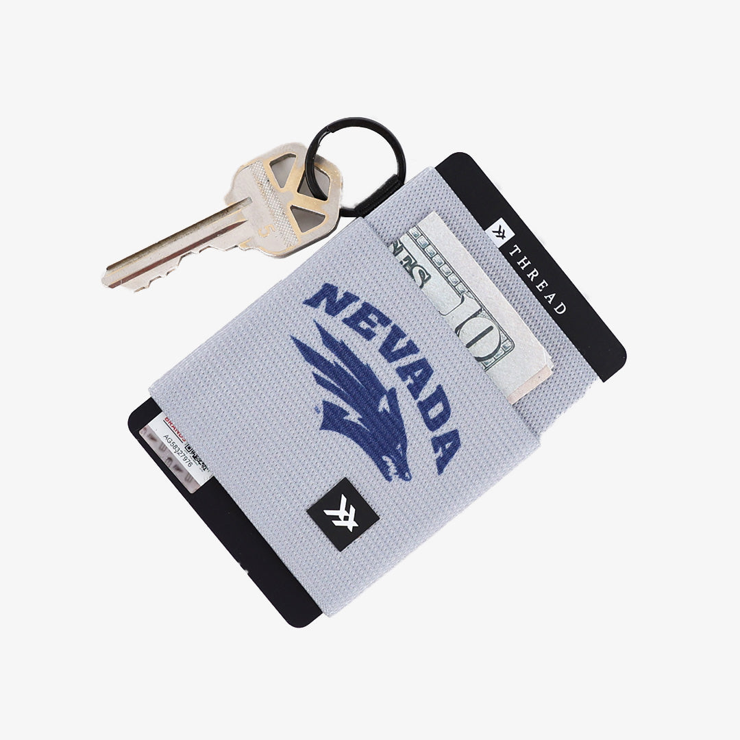 Nevada Silver Wolf - Elastic Wallet