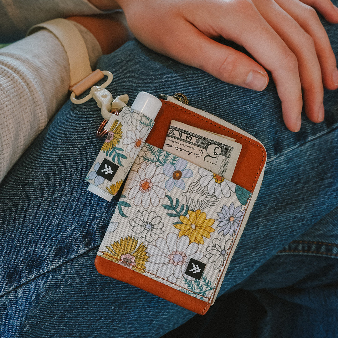 Leather Zip Wallet - Blossom - Thread®