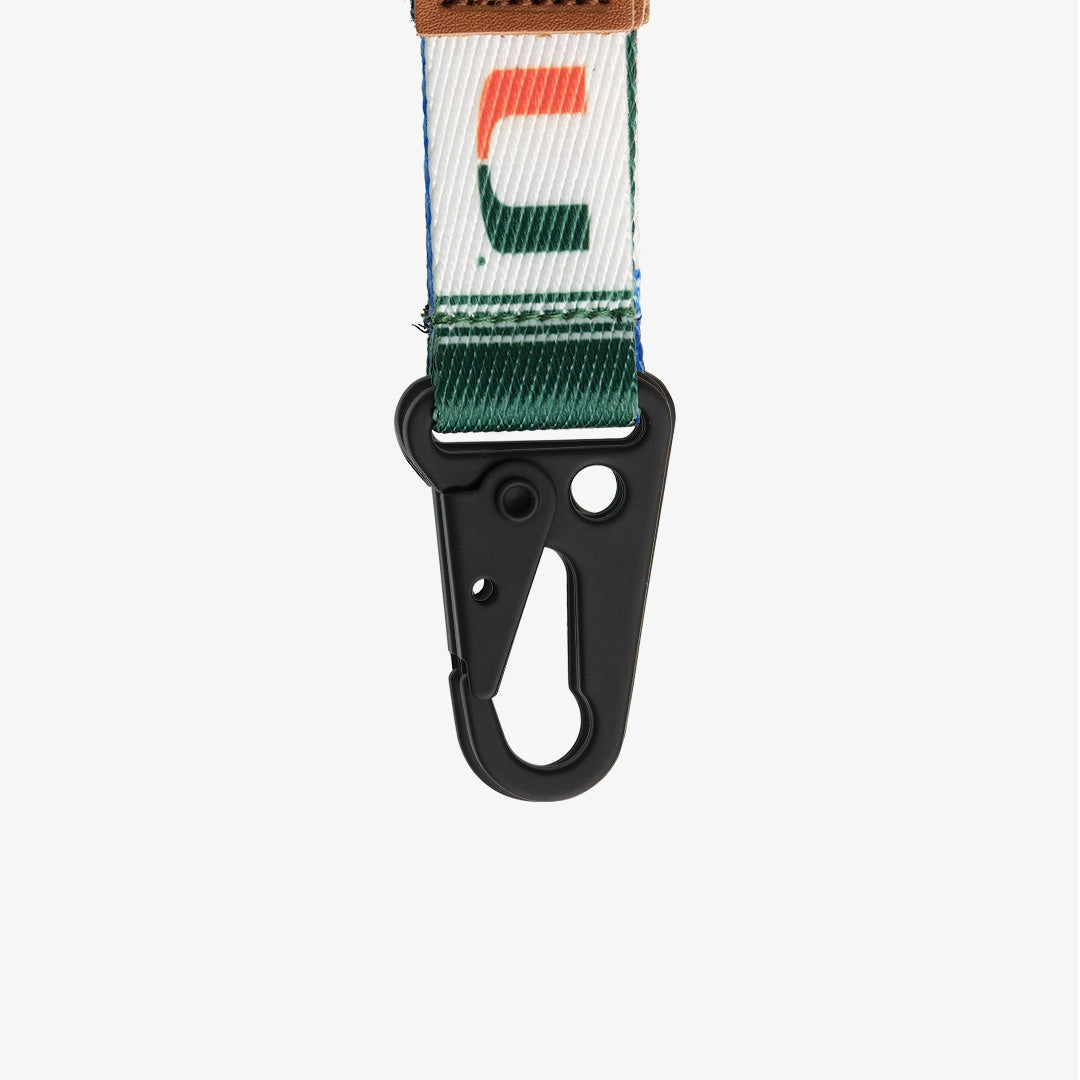 Keychain Clip - University of Miami White - Thread®