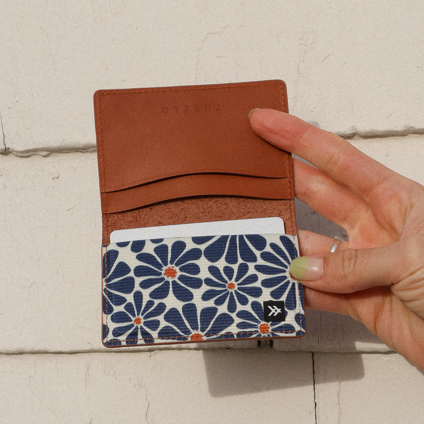 Leather Bifold Wallet - Emmeline Navy - Thread®