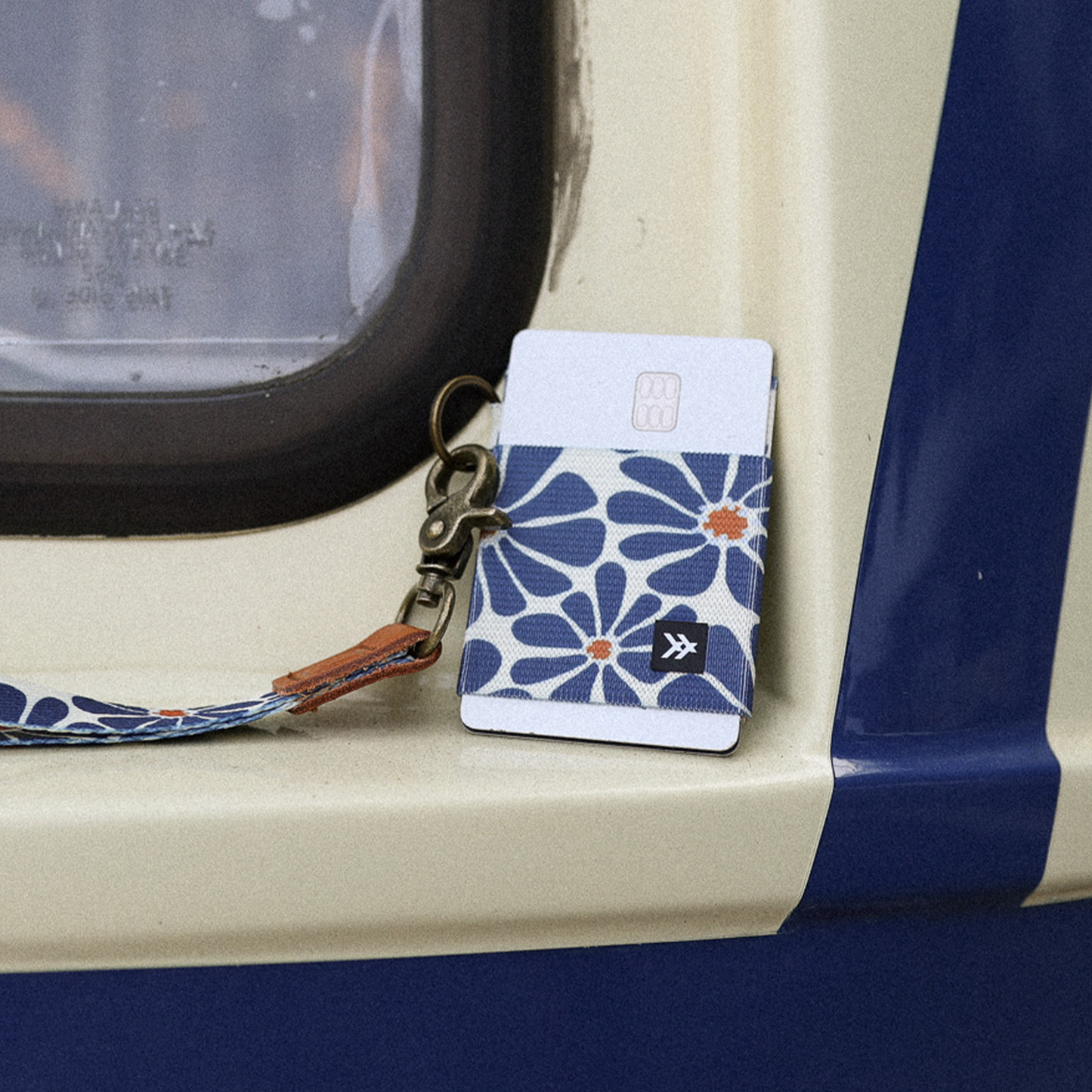 Elastic Wallet - Emmeline Navy - Thread®