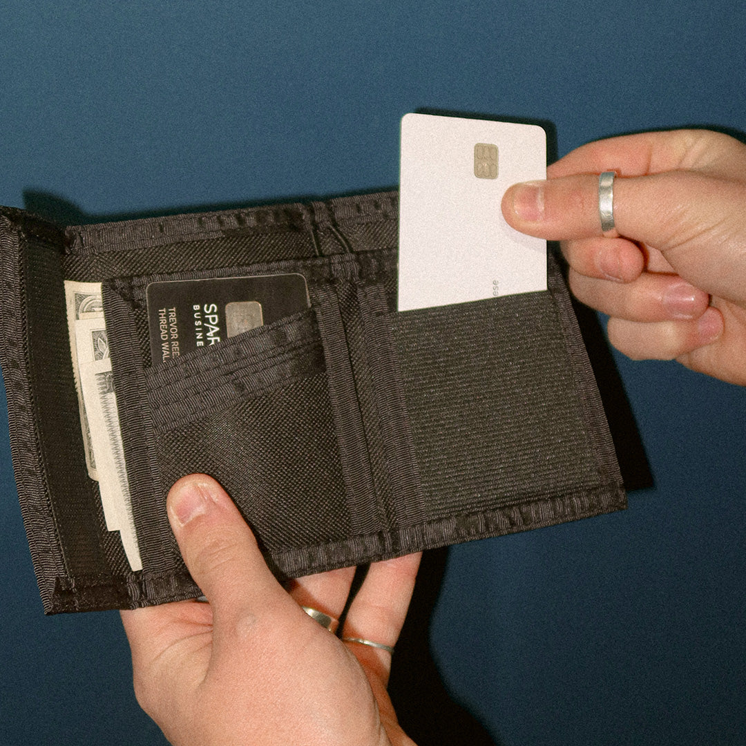 Velcro Bifold Wallet - Jupiter Black - Thread®