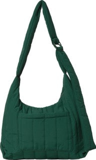 Varsity Green - Small Slouchy Shoulder Bag