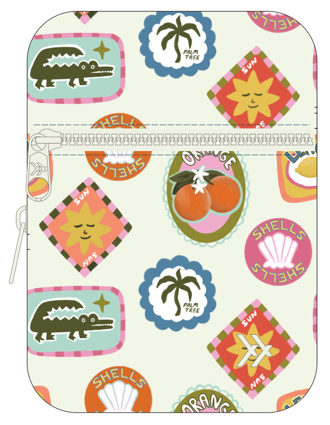 Florida Stamps Crossbody Bag