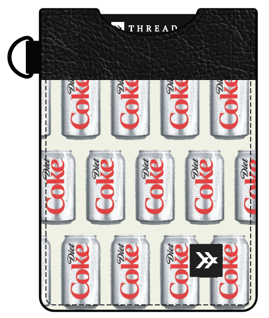 Diet Coke Cans - Vertical Leather Wallet
