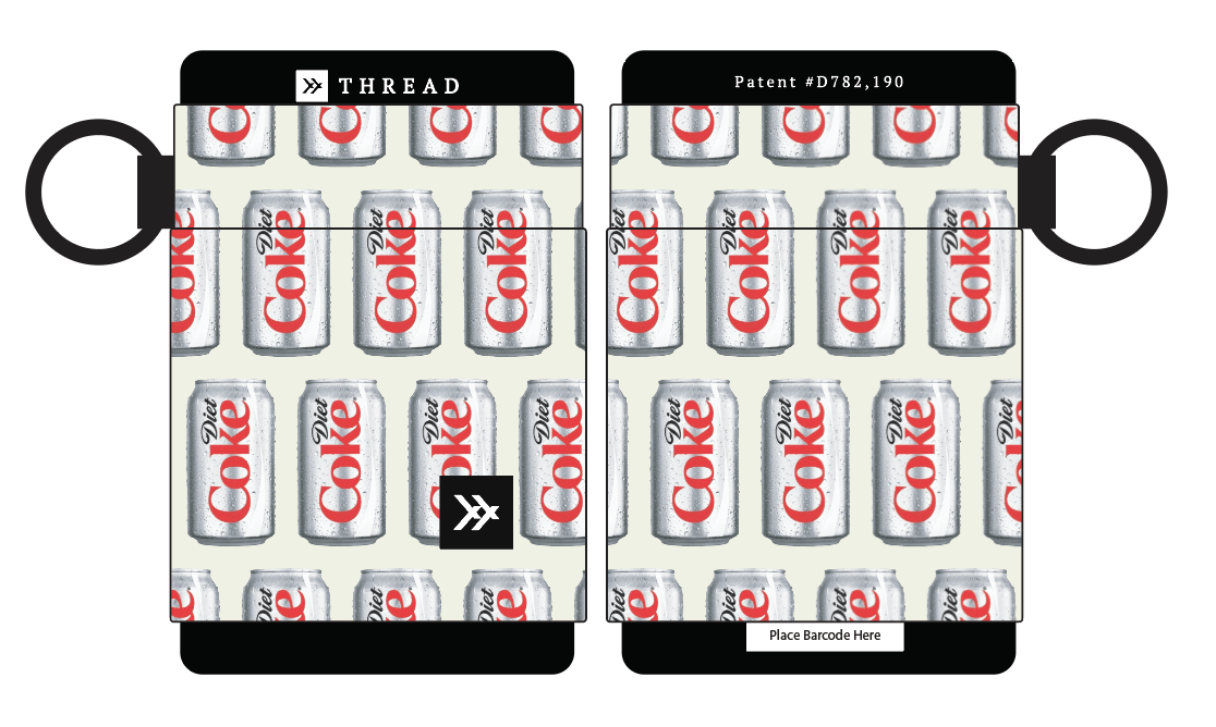 Diet Coke Cans - Elastic Wallet