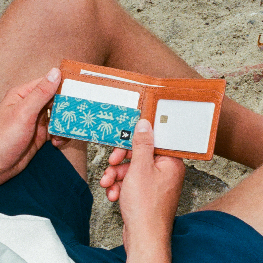 Vegan Leather Bifold Wallet - High Tide - Thread®