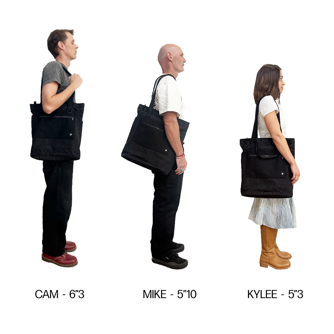 Black - Utility Tote Bag