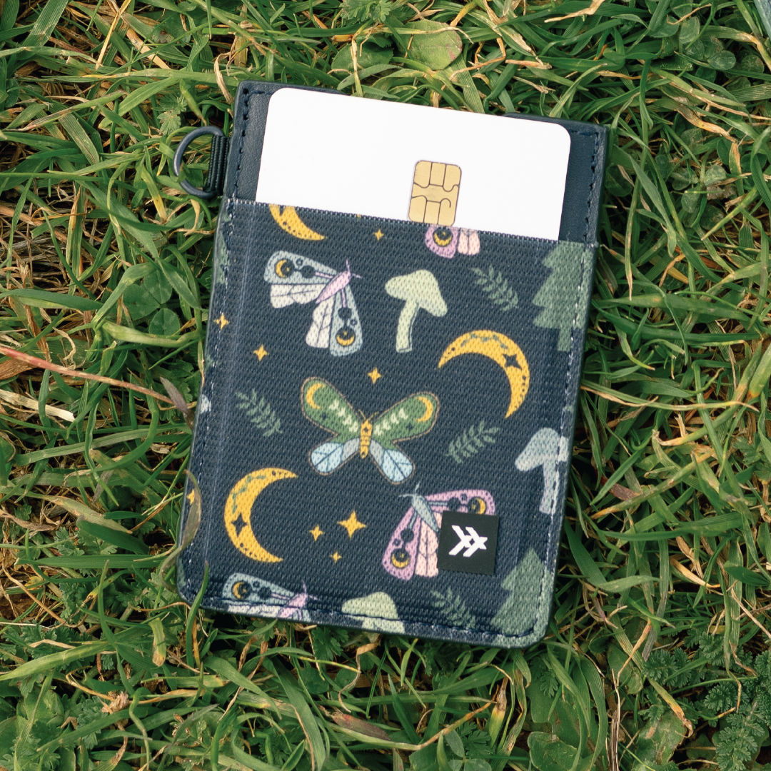 Vertical Leather Wallet - Forest Critters - Thread®