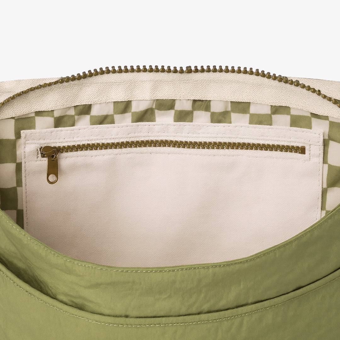 Small Utility Tote Bag - Cream/Green - Thread®