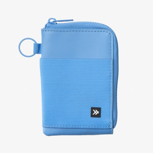 Cornflower Leather Zip Wallet