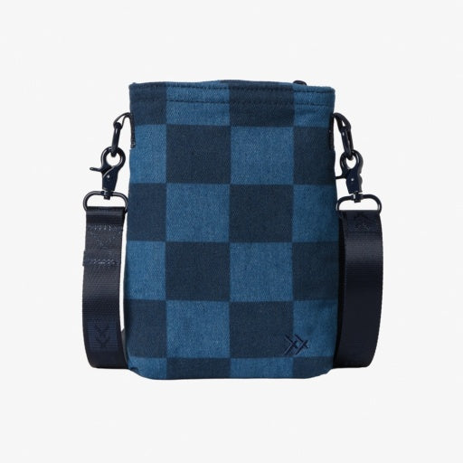 Denim Check Phone Sling Bag