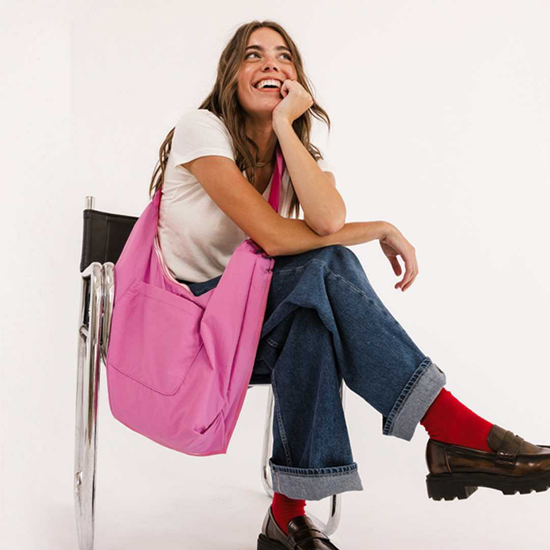 Large Slouchy Shoulder Bag - Bubblegum - Thread®