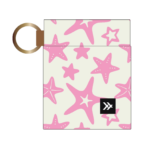 Starfish Pink Elastic Wallet