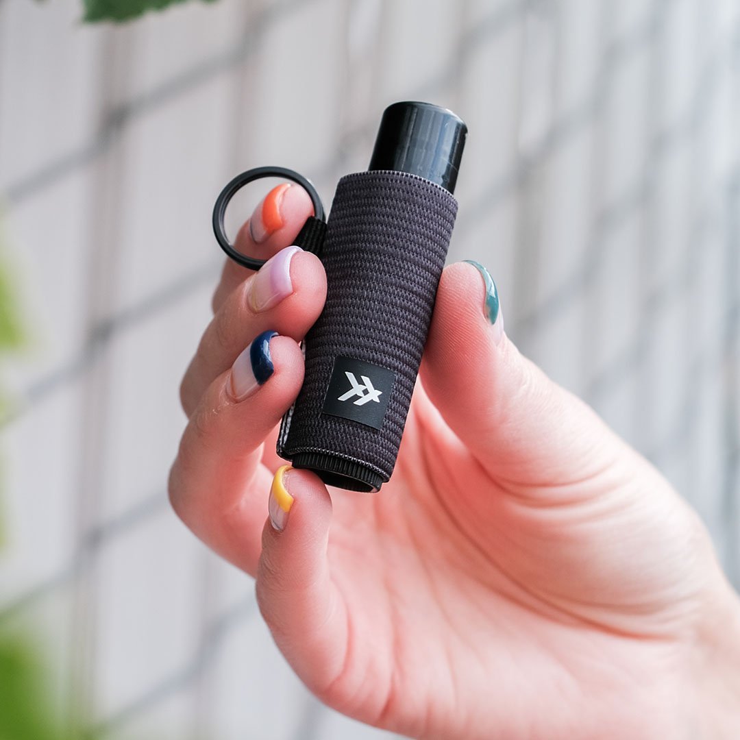 Chapstick Holder Keychain - Black - Thread®
