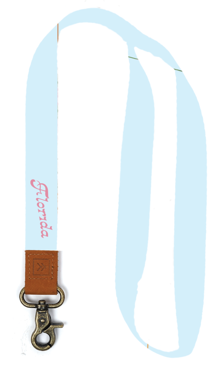 Seaside Blue Neck Lanyard