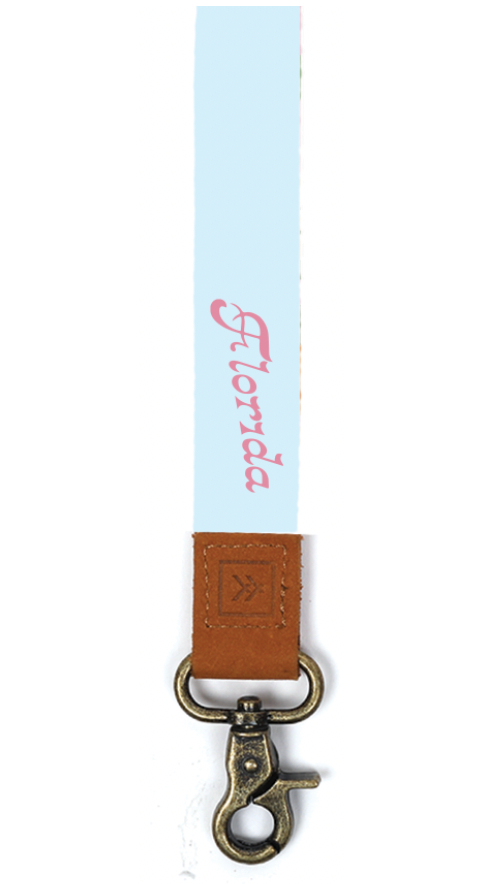 Seaside Blue Wristlet Keychain