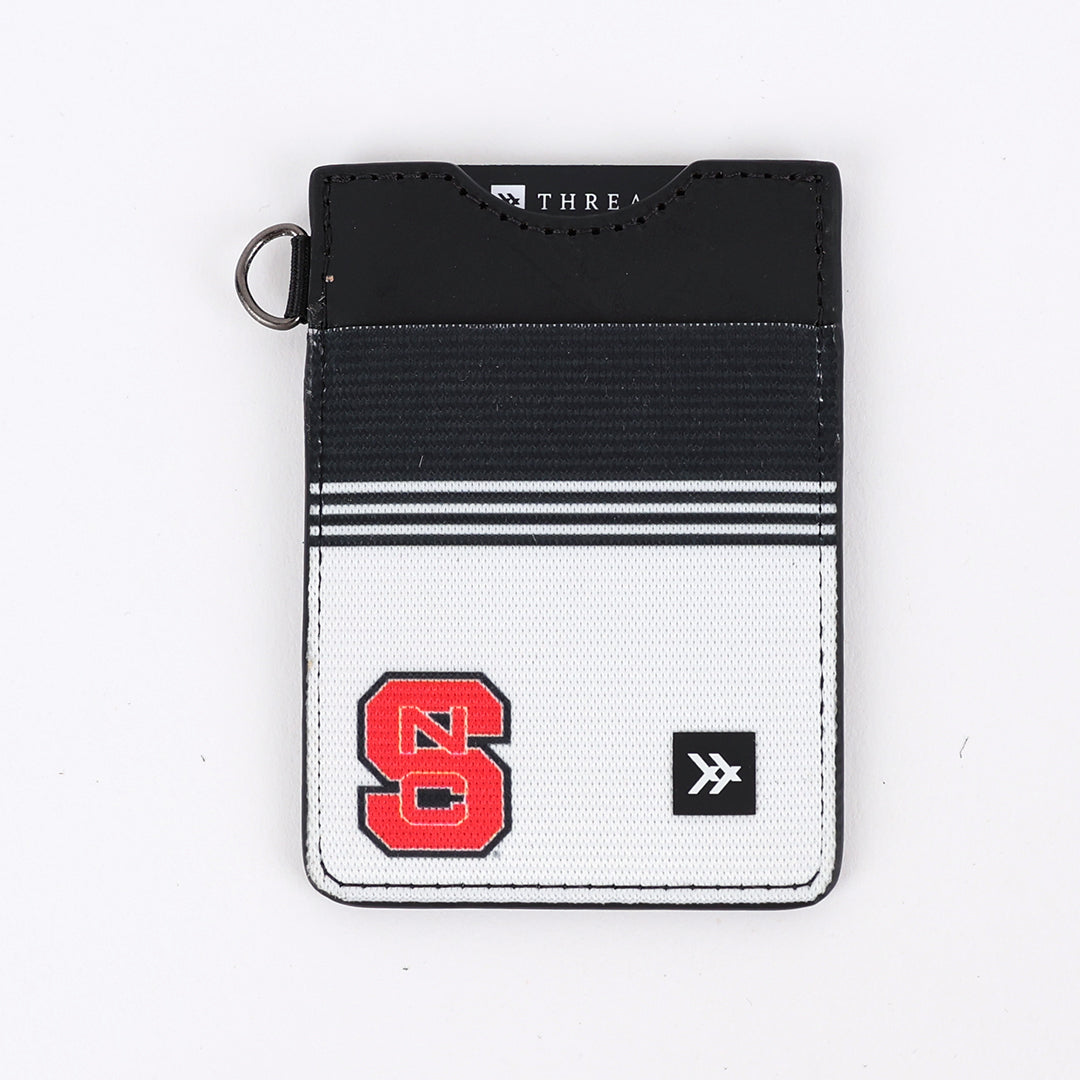 Vertical Leather Wallet - NC White Stripe - Thread®