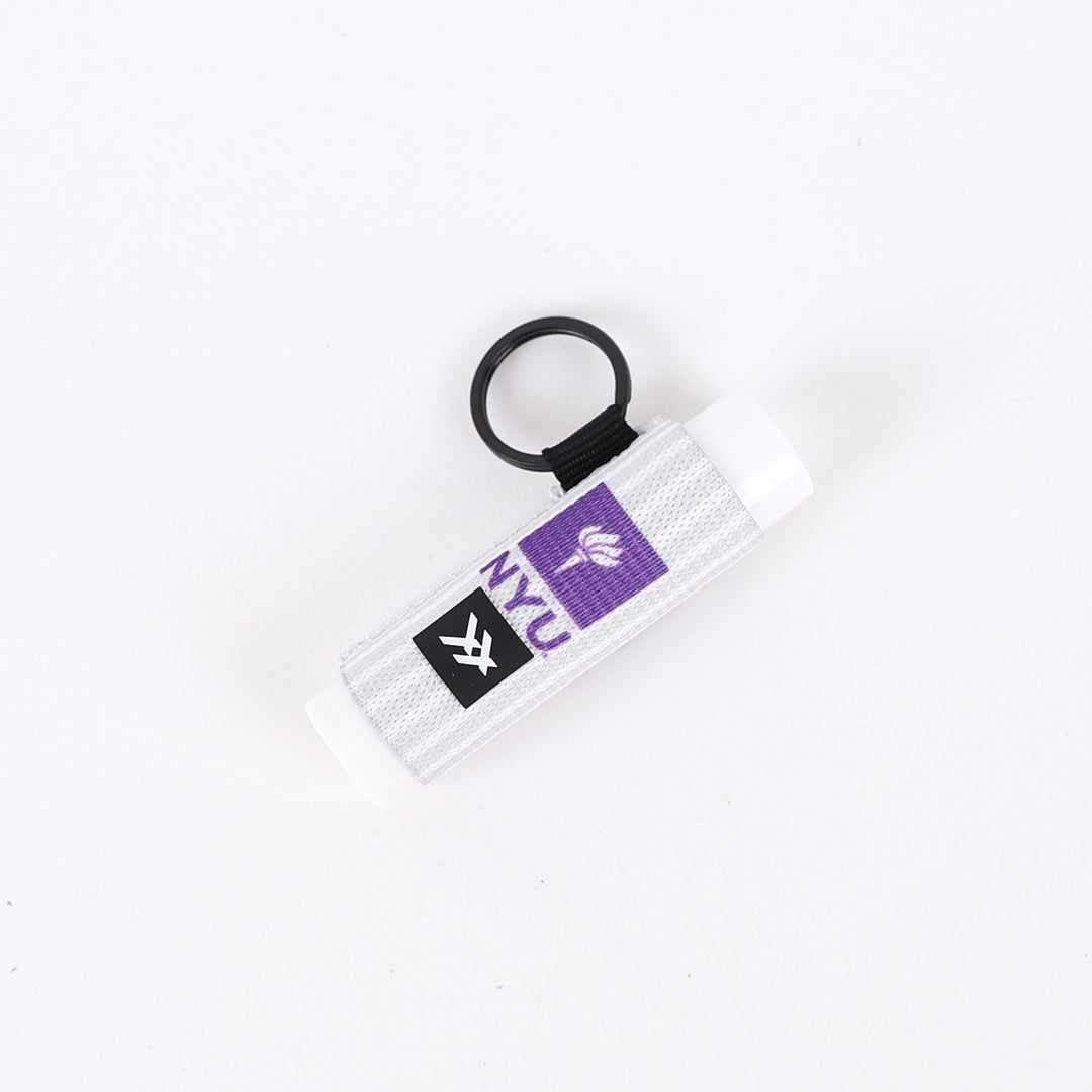 Chapstick Holder Keychain - NYU Stripes - Thread®