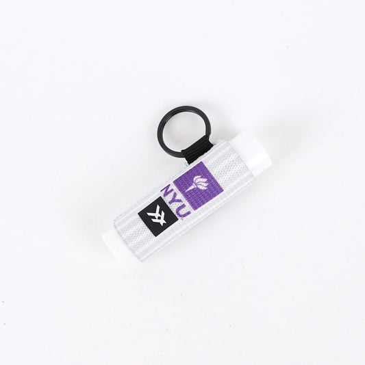 Chapstick Holder Keychain - NYU Stripes - Thread®
