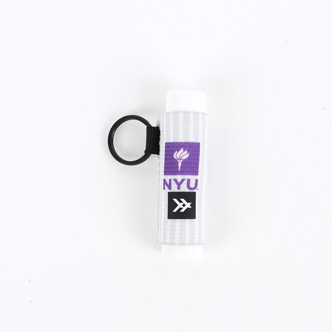 Chapstick Holder Keychain - NYU Stripes - Thread®