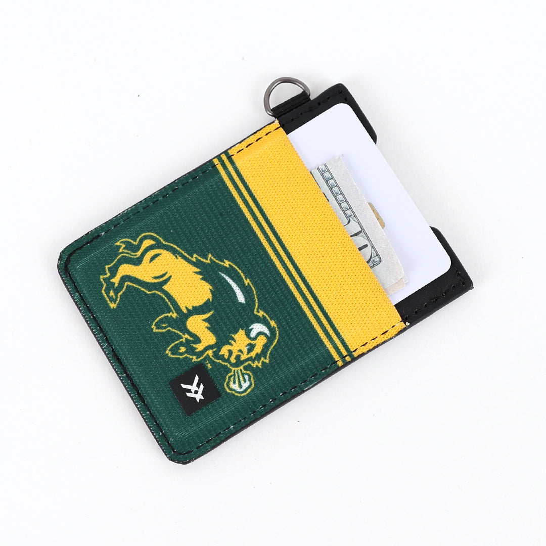 Vertical Leather Wallet - North Dakota Buffalo - Thread®