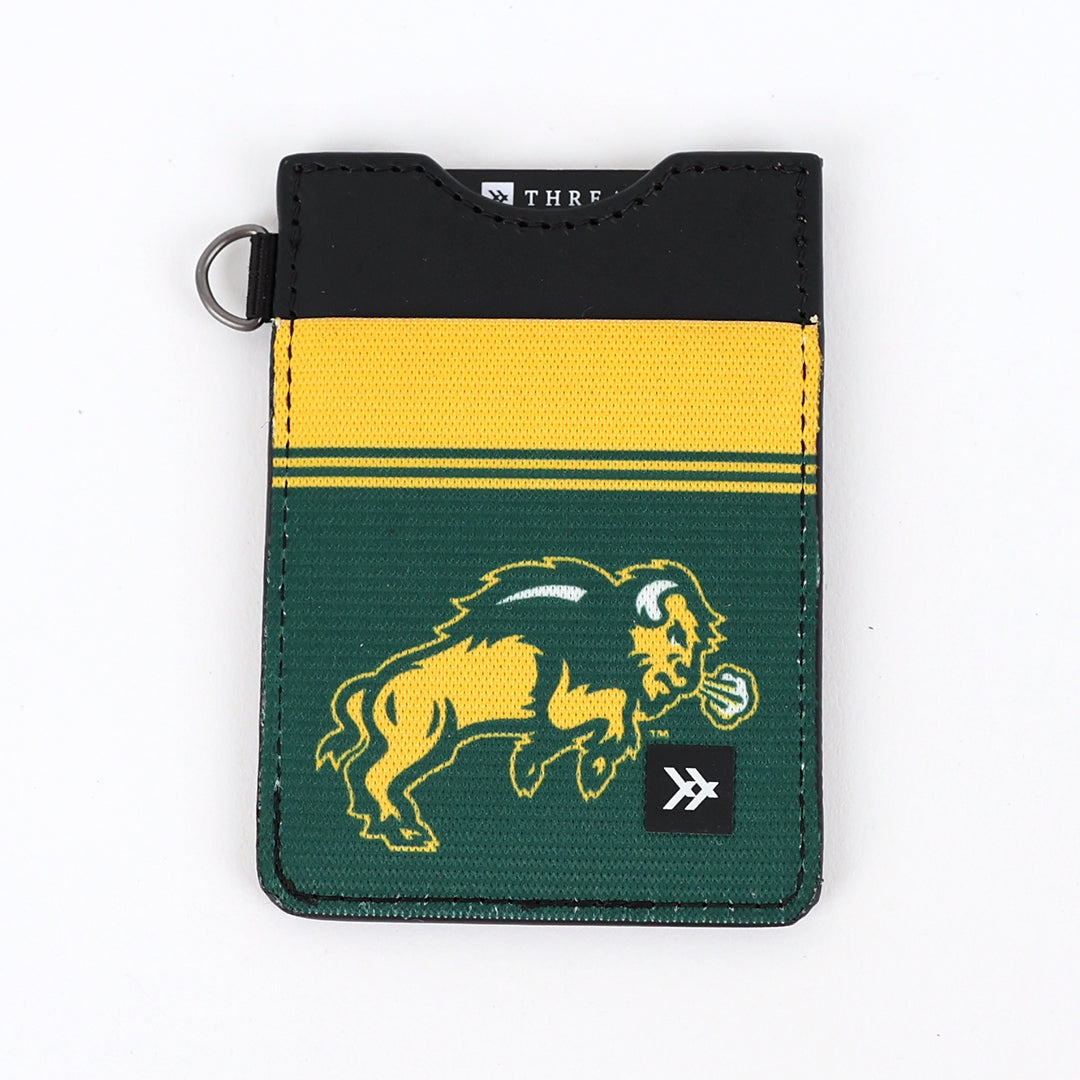 Vertical Leather Wallet - North Dakota Buffalo - Thread®