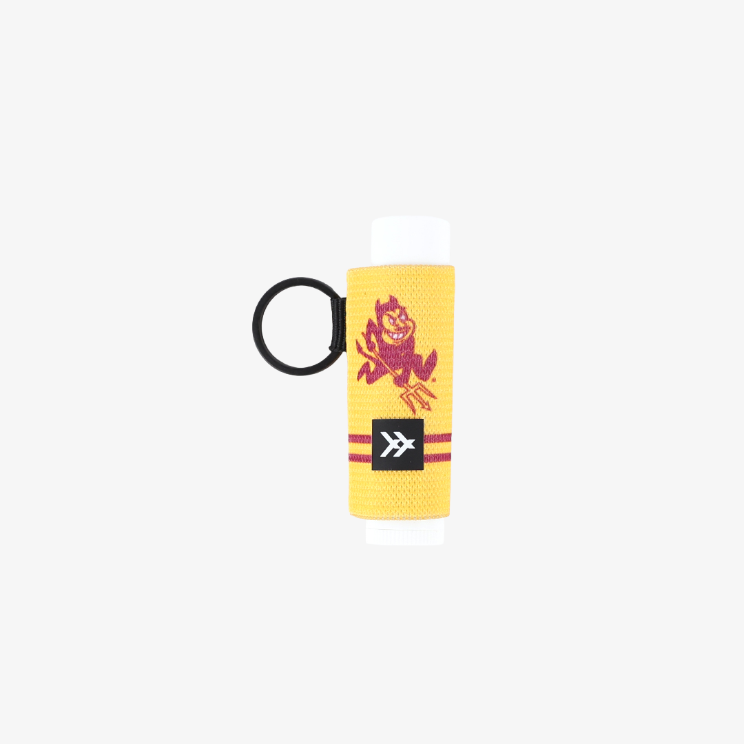 ASU Sun Devil - Chapstick Holder Keychain