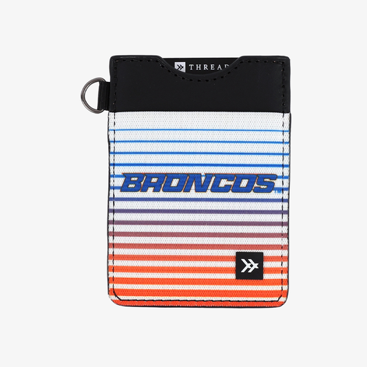 Boise Stripes - Vertical Leather Wallet