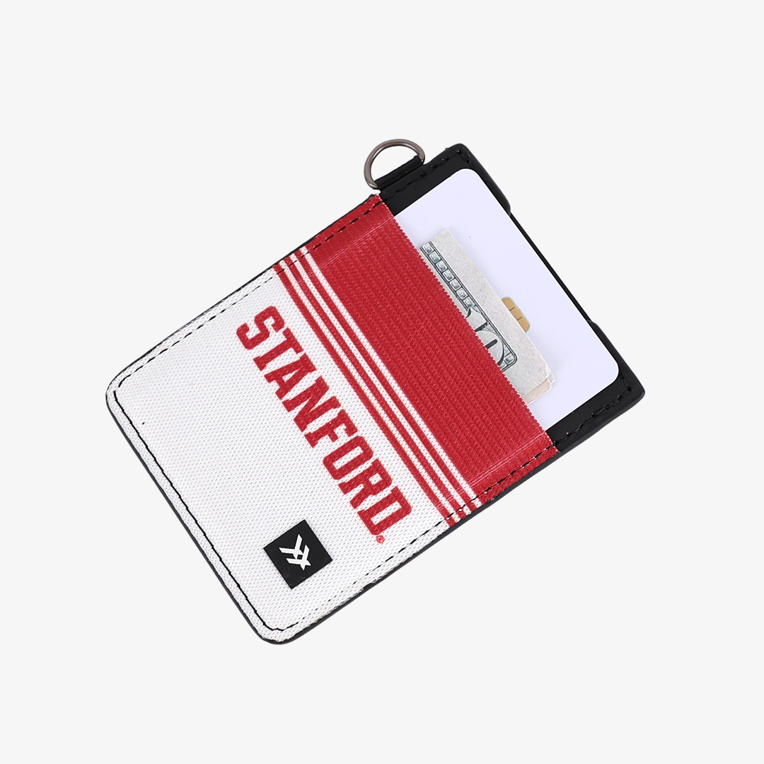 Stanford Stripes - Vertical Leather Wallet