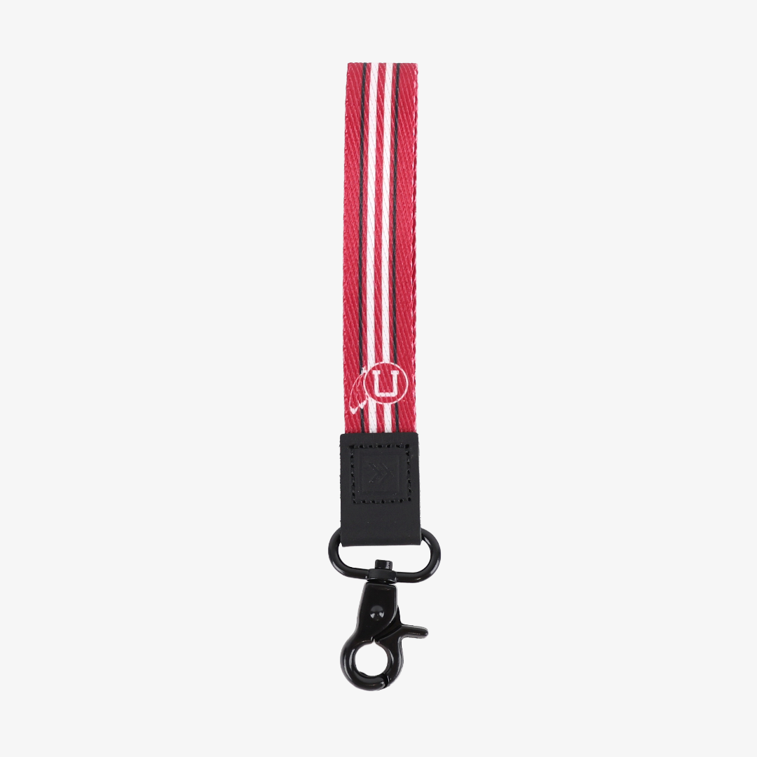 UofU Feather Red - Wristlet Keychain