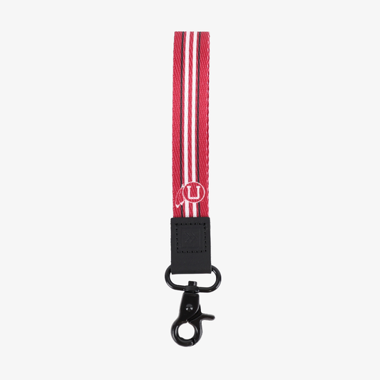 UofU Feather Red - Wristlet Keychain