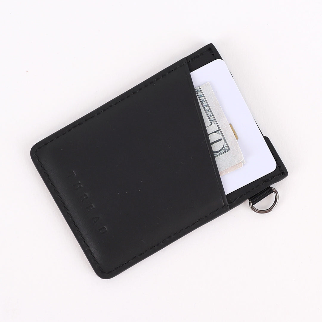 Vertical Leather Wallet - UofU Feather Red - Thread®