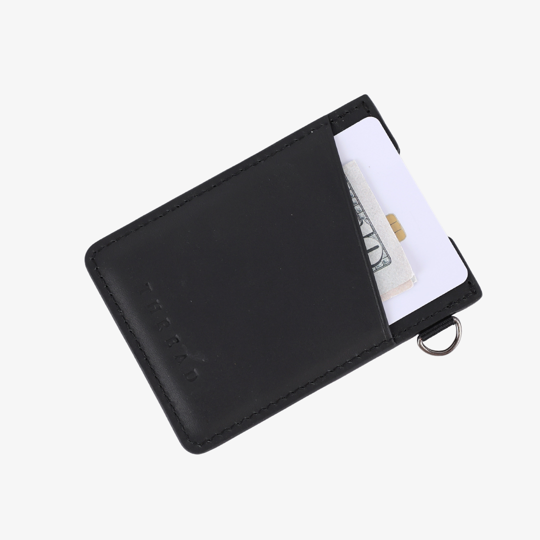 Tennessee Black - Vertical Leather Wallet