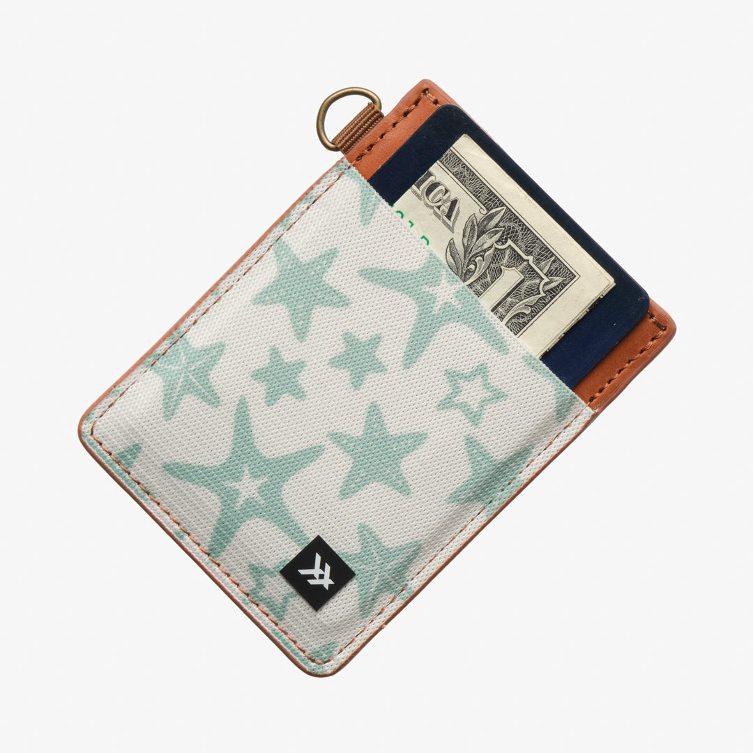 Vertical Leather Wallet - Starfish - Thread®