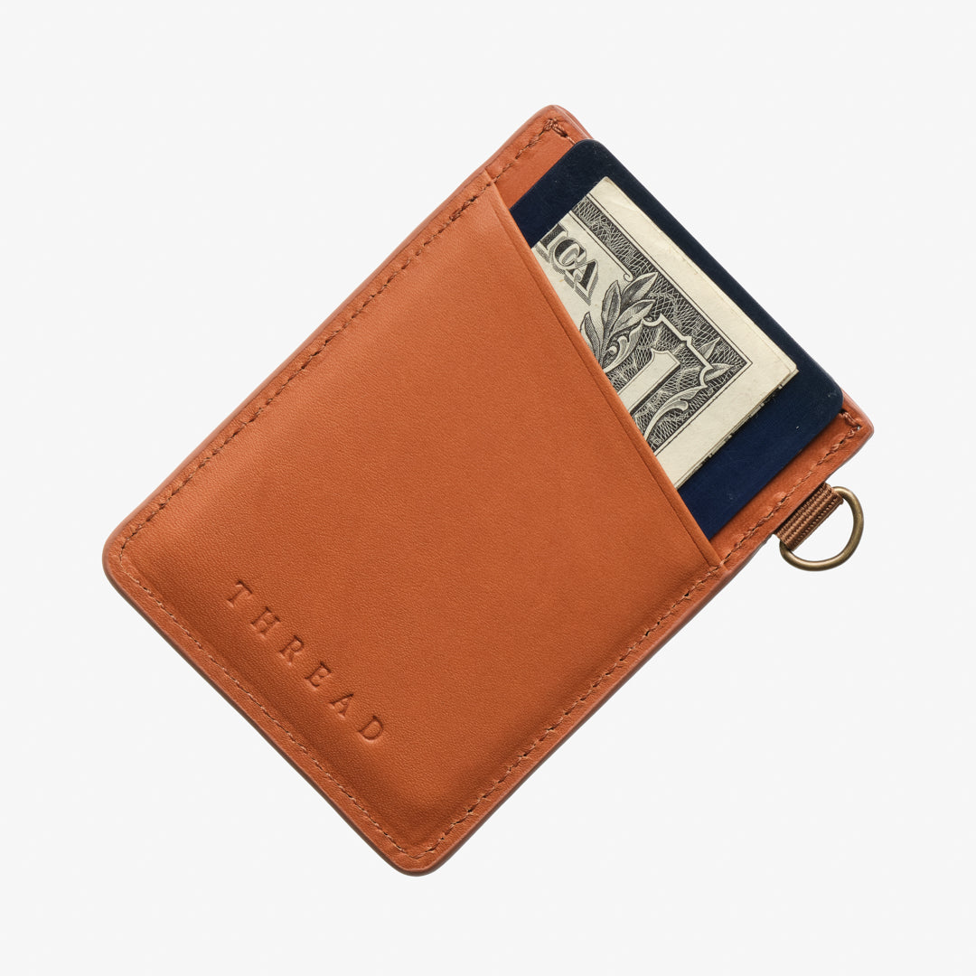Vertical Leather Wallet - Starfish - Thread®