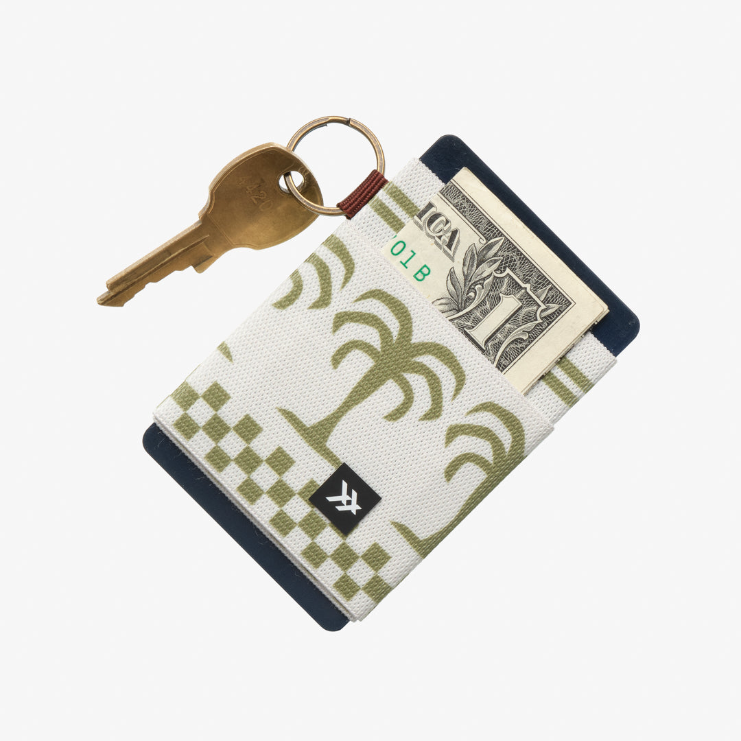Elastic Wallet - Palm Tree - Thread