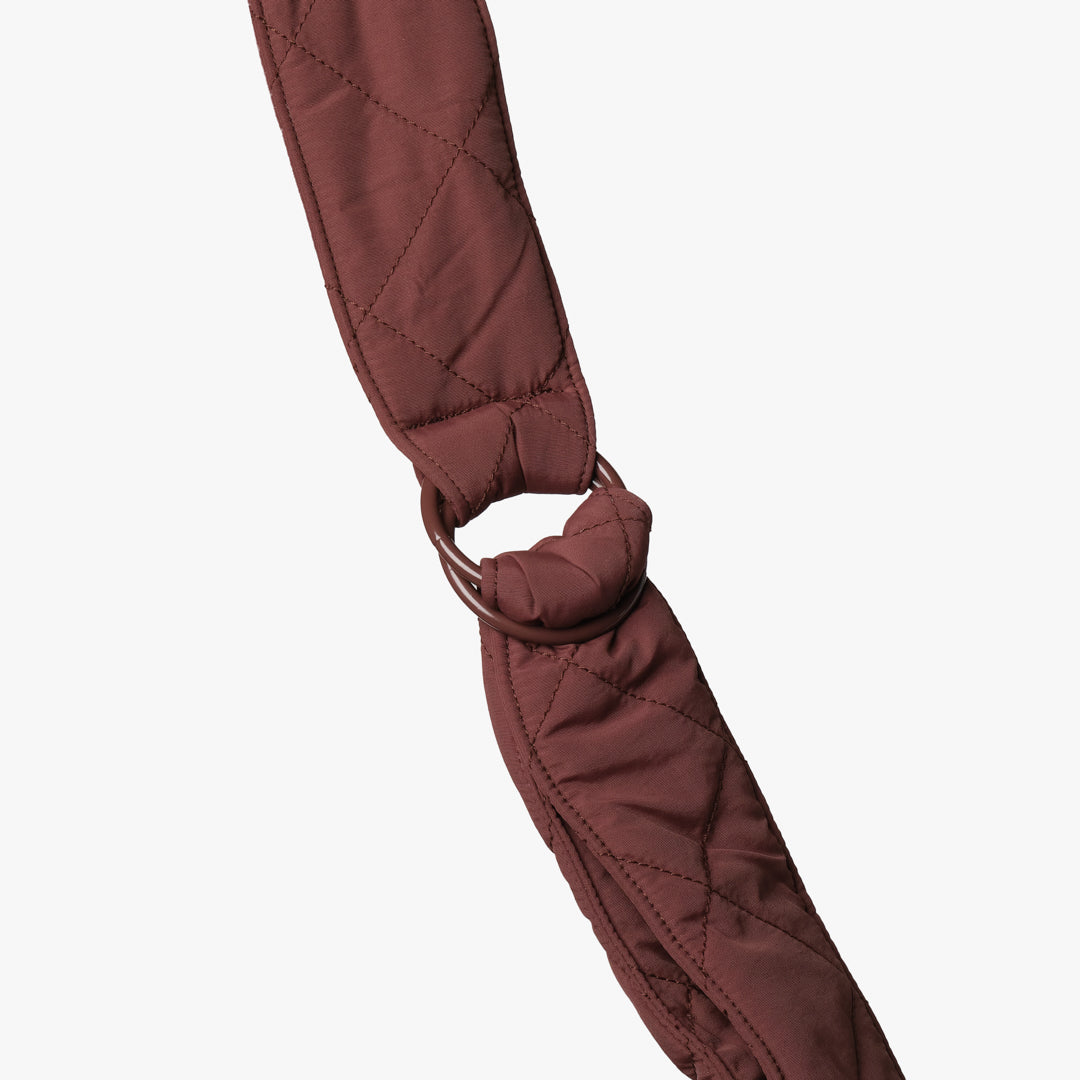 Large Slouchy Shoulder Bag - Chocolate Quilted- Thread®