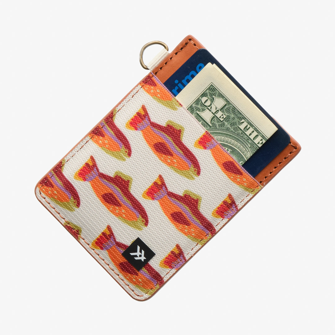 Vertical Leather Wallet - Trout - Thread®