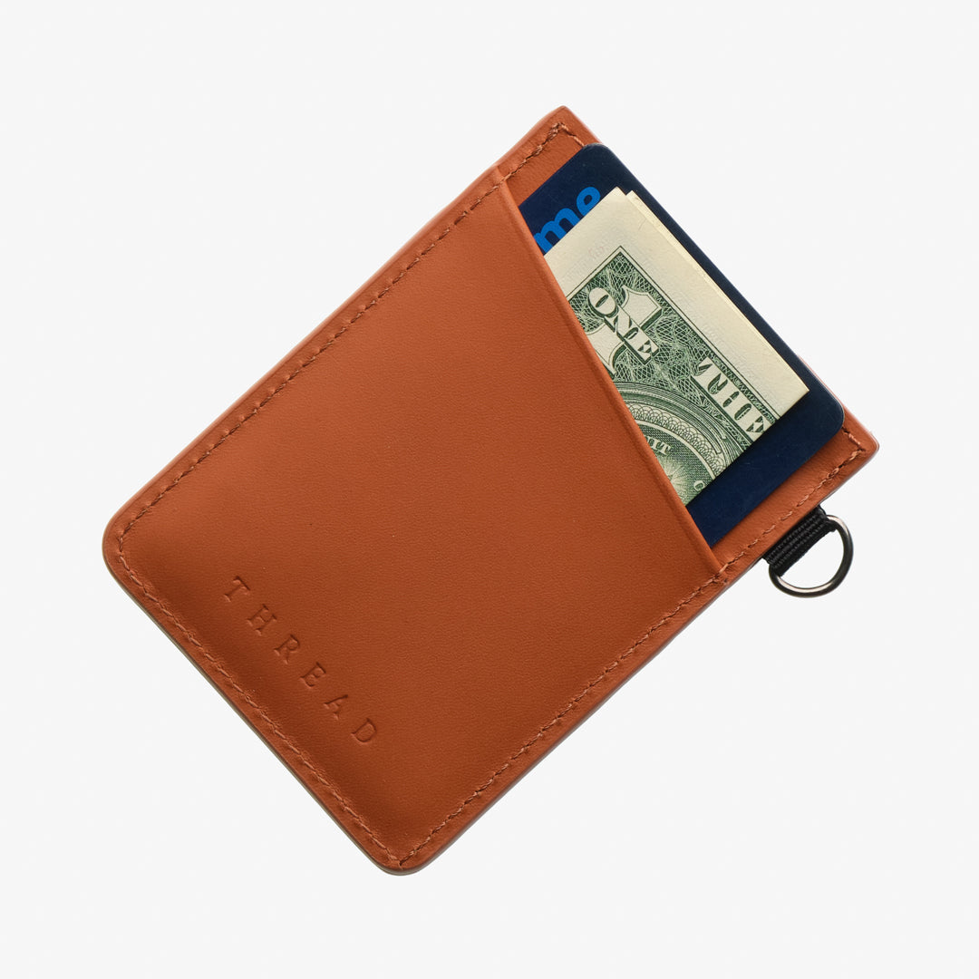 Vertical Leather Wallet - Polka Dot - Thread®
