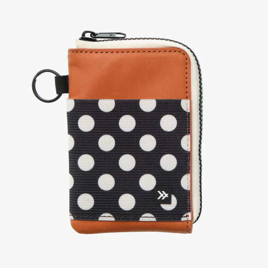 Leather Zip Wallet - Polka Dot - Thread®